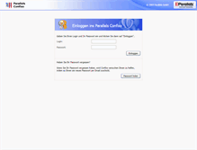Tablet Screenshot of login.schwarzkuenstler.info